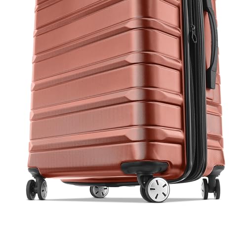 Omni 2 Hardside Expandable Luggage with Spinner Wheels (2-Piece Set (Carry-on/Medium) / Brick Orange)
