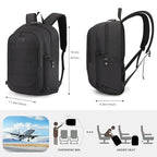 Travel Laptop Backpack Water Resistant Anti (Standard 15.6 inch / A-black)