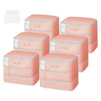 Comforter Storage Bag (Pink / 6 Pack - 3-Layer)