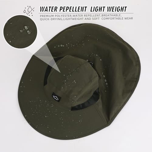 Outdoor Sun Hat for Men Women (1pack-army Green)