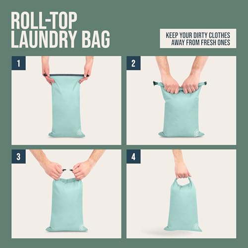 Large Compression Packing Cubes 7 (DustyTeal/White)