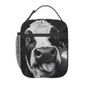 Cow Insulated Lunch Box for Women Men Cow Lunch Bag for Travel (Cow01)