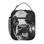 Cow Insulated Lunch Box for Women Men Cow Lunch Bag for Travel (Cow01)