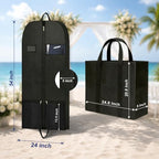 54in Interview Suit Bag and Travel Dress Bag for Formal Wear 2 Pack (54inch garment bag 2 pack)