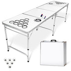 8 Foot Portable Beer Pong (8-Feet / Custom Dry Erase)