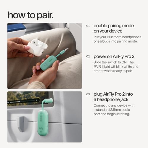 AirFly Pro 2 Bluetooth Adapter (Mint Ice / AirFly Pro 2)