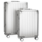 X2 All Aluminum Luggage Suitcase 3 Sizes (Double Set 20" & 29")