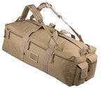 Large Military Duffle Bag Tactical Gear Load Out Bag Deployment Cargo Bag Travel Sports Equipment Duffel Luggage Bag with Backpack Straps 90L (COYOTE TAN)