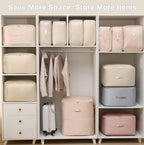 Ultra Space Saving Self Compression Organizer (Gray, X-Large, Thin Version, 1PC)