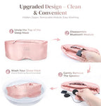 3D Silk Bluetooth Sleep Mask (Pink)