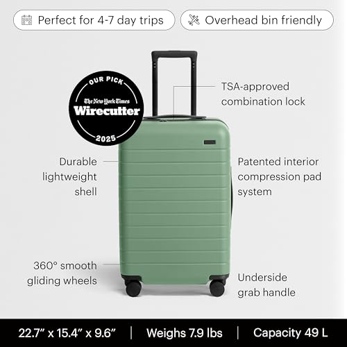 Bigger Carry On Luggage (Sea Green)