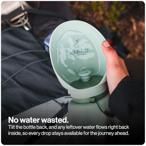 Portable Dog Water Bottle (Olive / 550ml)