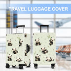 Panda Luggage Cover Washable Suitcase Protector Anti (Panda / XL(32-34inch suitcase))