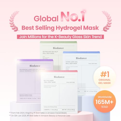 Bio Collagen Real Deep Mask (4 Count (Pack of 1))