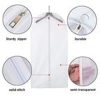 12 Pack Shirt Garment Bags (24" x 36" 12 Pack / Translucent)