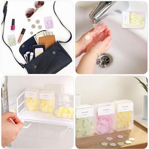 300pcs Portable Hand Washing Soap Sheets (Mix)