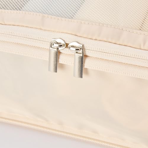 Compression Packing Cubes (2. Neutral Checker / 8 Pack (4 Cubes + 4 Travel Bags))