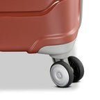 Freeform Large Checked Luggage with Dual 360° Spinner Wheels (Checked-Large Spinner / Orange)