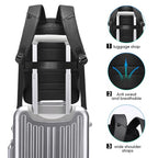 Business Laptop Backpack Fit for 15.6 INCH (Grey)