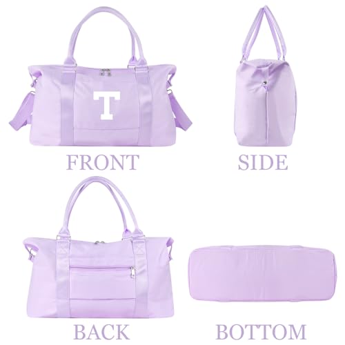 Dance Gym Duffel Bag Gifts for Girls Teen (Purple / T)