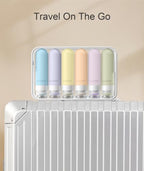 Travel Bottles for Toiletries 6 Pack (Light)