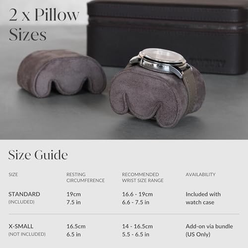 3 Watch Case with Storage Compartment (Brown / 3 Watch Case with Storage)