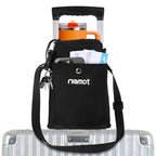 Luggage Cup Holder with Strap (For Stanley Cup Holder: Black)