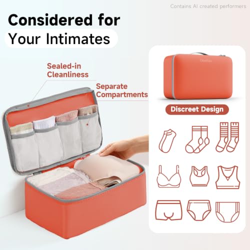 Packing Cubes for Travel (17 Orange)