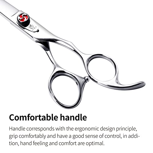 7" Hair Cutting Scissors Barber Scissors Professional 440C Stainless Steel Sharp Scissors Haircuts for Men (7'')