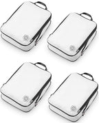 Large Compression Packing Cubes 4 (White/Grey 4 Piece)