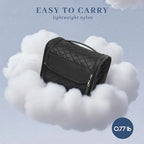 Makeup Bag for Women with Hanging Hook (Black-02)