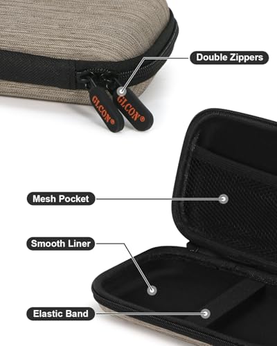 Hard Drive Case for WD Elements (Stripe Light Brown)