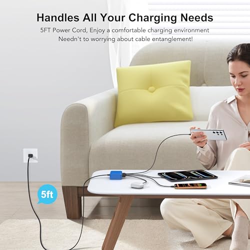 USB C Charger Block (C-Blue / 100W)