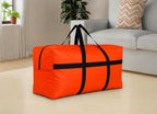 Extra Large Storage Duffle Bag (100L - 31.5"l x 11.8"w x 16.5"h / Orange)