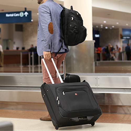 7895 Premium Rolling Garment Bag (24 inch Rolling / Heather Grey)