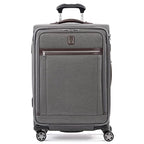 Platinum Elite Checked Luggage Spinner (Checked-Medium 25-Inch / Vintage Grey)