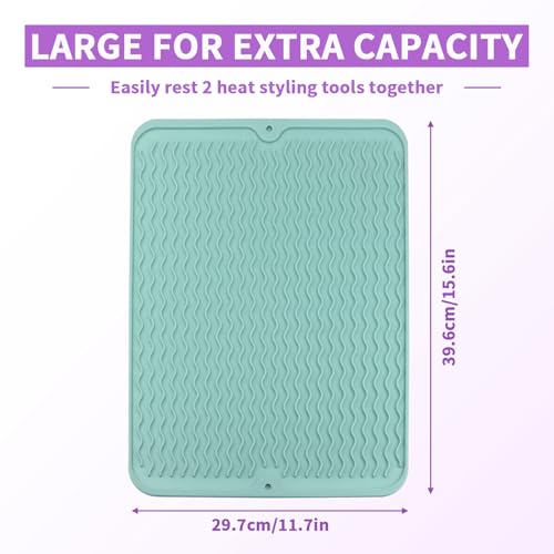 Oversize Silicone Heat Resistant Mat (Green)