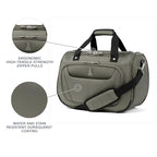 Maxlite 5 Softside 2pc Set Expandable Carry On Luggage with 4 Spinner Wheels (2-Piece Set (21/Tote) / Slate Green)