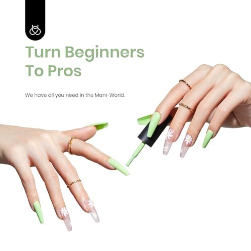 Beetles Green Gel Nail Polish (H - Creme Green | Spring Buds)