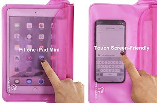 Waterproof Pouch with Waist Strap (Pink & Case)