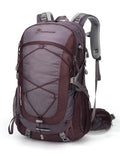 40L Hiking Backpack Daypack Travel Camping Bag for Men&Women (Dark Purple-40l / 40L)