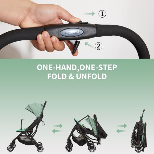 Ultra Compact Travel Stroller (Green)