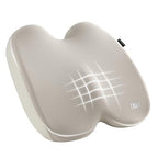 Seat Cushion Ergonomic Memory Foam Cushion for Long Sitting Hours on Office & Home Chair (Beige)