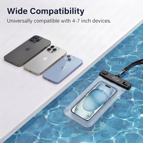 Floating Waterproof Phone Pouch (Transparent + Transparent / REGULAR SETS)