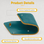 8 Pack Luggage Tags for Suitcases Airplane Travel Essentials (Summer Green)