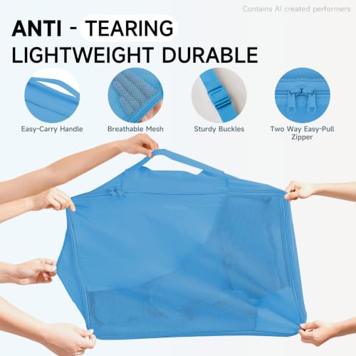 Packing Cubes for Travel (20 Azure Blue)