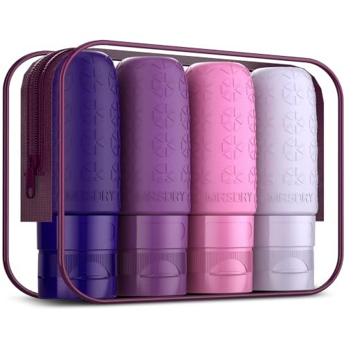 Travel Bottles for Toiletries (Purple / 2 Ounces)