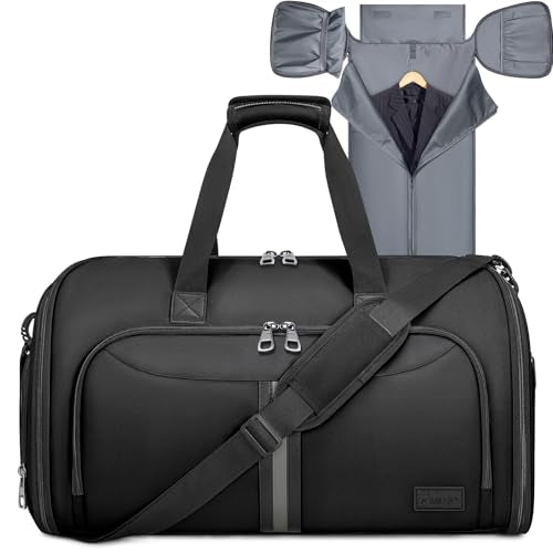 Garment Bags for Travel (Pure Black)