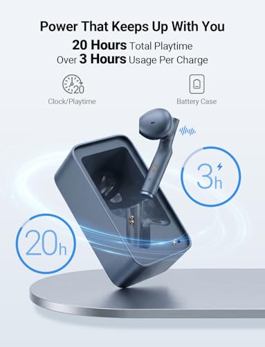 W4 Translation Earbuds with AI Correction (Blue)