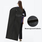 Dress Bags for Gowns Long (Black / 65''- 2 Pack)